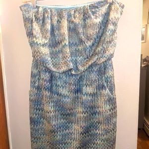 City Triangle Boho Mini-Dress with Side Pockets